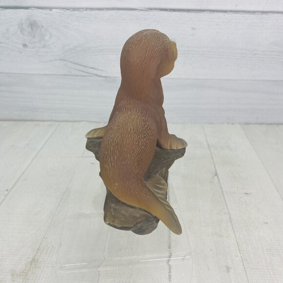 1980's Masterpiece By Homco BABY PUP SEAL 6" Hand Painted Porcelain Figurine - Picture 5 of 12